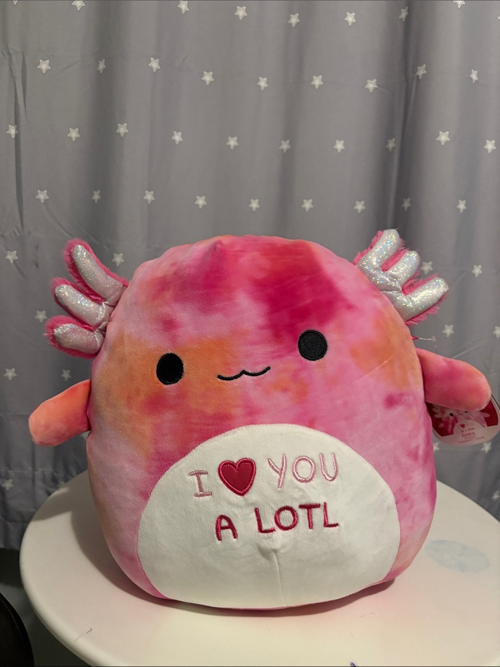 NWT Squishmallows Aleka Axolotl - I ♥ You A Lot! 12”